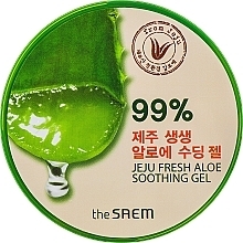 Fragrances, Perfumes, Cosmetics Multi-Purpose Gel with Aloe - The Saem Jeju Fresh Aloe Soothing Gel 99%