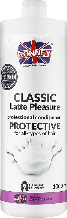 Hair Conditioner - Ronney Professional Classic Latte Pleasure Protective Conditioner — photo N4