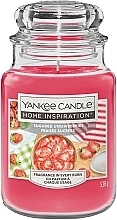 瓶に入った香りのキャンドル - Yankee Candle Home Inspiration Sugared Strawberries — photo N2