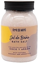 Fragrances, Perfumes, Cosmetics Coconut & Argan Bath Salt - Flor De Mayo Coconut and Argan Bath Salt