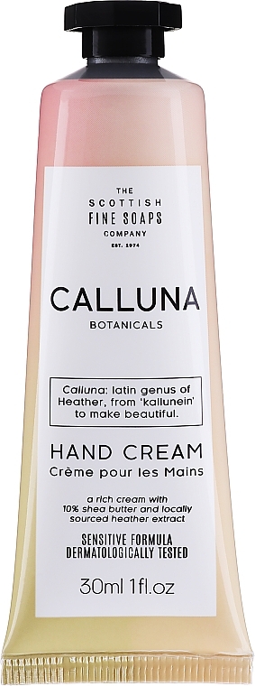 Hand Cream - Scottish Fine Soaps Calluna Botanicals Hand Cream — photo N2