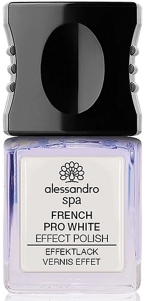 French Manicure Nail Polish - Alessandro International Spa Pro White French Effect Polish — photo N1