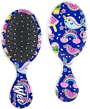 Mini Hair Brush - Wet Brush Mini Detangler Happy Hair Fantasy — photo N1