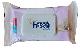 Fragrances, Perfumes, Cosmetics Baby Wet Wipes with Valve, 72 pcs - Fresh Baby