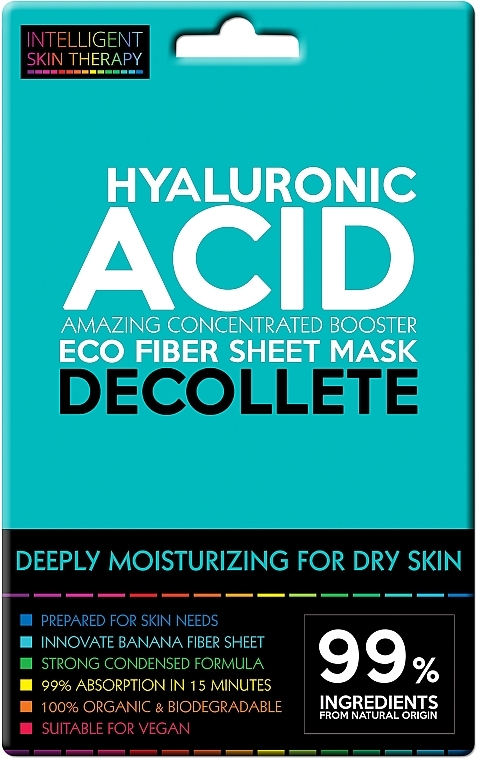 Express Decollete Mask - Beauty Face IST Extremely Moisturizing Decolette Mask Hyaluronic Acid — photo N1