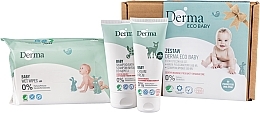 Set - Derma Eco Baby (cr/100 ml + shm-soap/150 ml + wet wipes/64 pcs) — photo N1