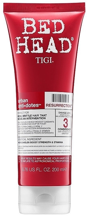 Repair Conditioner for Dry Brittle Hair - Tigi Bed Head Urban Antidotes Resurrection Conditioner — photo N2