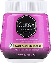 Fragrances, Perfumes, Cosmetics Sponge Nail Polish Remover - Cutex Twist & Scrub Sponge Nail Polish Remover