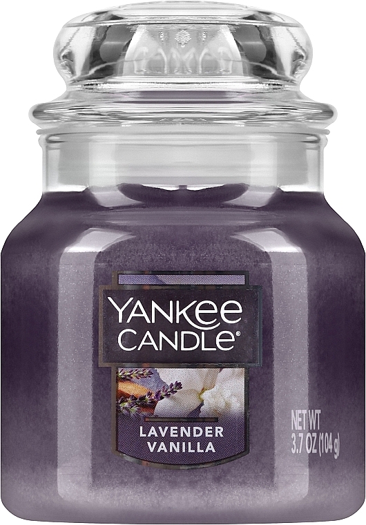 Scented Candle in Jar "Lavender & Vanilla" - Yankee Candle Lavender and Vanilla — photo N19