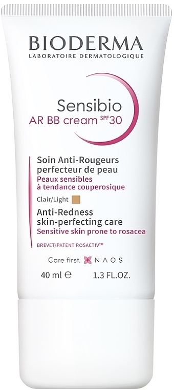 Anti-Redness Cream - Bioderma Sensibio AR BB Cream SPF 30+ — photo N1