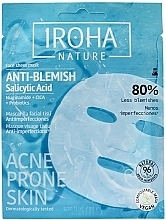 Fragrances, Perfumes, Cosmetics Anti-Acne Sheet Mask - Iroha Nature Anti-Blemish Face Sheet Mask