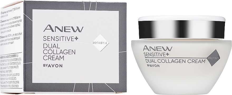 Repairing Face Cream - Avon Anew Sensitive+ Dual Collagen Cream — photo N3