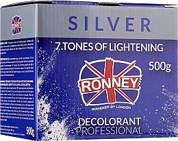 7 Tones of Lightening - Ronney Dust-Free Bleaching Powder Classic — photo N4
