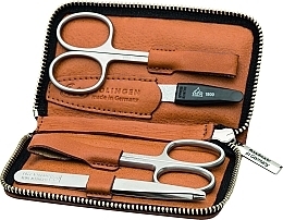 Fragrances, Perfumes, Cosmetics 4-Piece Manicure Set 'Cognac' - Erbe Solingen 9176