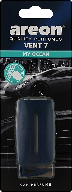 Ocean Car Air Freshener - Areon Vent 7 My Ocean — photo N1