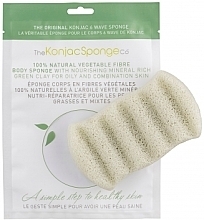 Fragrances, Perfumes, Cosmetics Sponge - The Konjac Sponge Company Six Wave Body French Green Clay