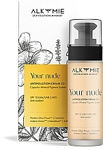 Fragrances, Perfumes, Cosmetics Facial CC+ Cream - Alkmie Your Nude Antipollution Cream CC+ SPF 13
