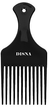 Afro Hairstyle Large Comb PE-403, 16.5 cm, black - Disna Large Afro Comb — photo N6
