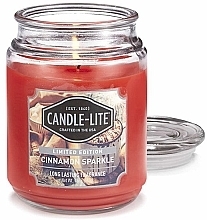 Fragrances, Perfumes, Cosmetics Scented Candle in Glass - Candle-Lite Company Cinnamon Sparkle Candle