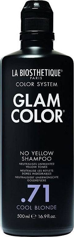 Intensive Anti-Yellow Shampoo - La Biosthetique Glam Color No Yellow Shampoo .71 Cool Blonde — photo N1