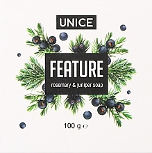 Natural Soap with Rosemary & Juniper - Unice Feature Rosemary & Juniper Soap — photo N1