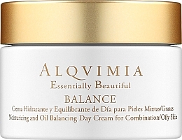 Fragrances, Perfumes, Cosmetics Balancing Day Cream for Oily & Combination Skin - Alqvimia Essentially Beautiful Balance