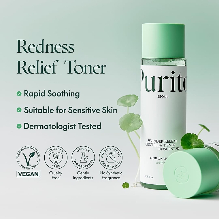 Soothing Centella Asiatica Toner without Essential Oils - Purito Seoul Wonder Releaf Centella Toner Unscented — photo N4