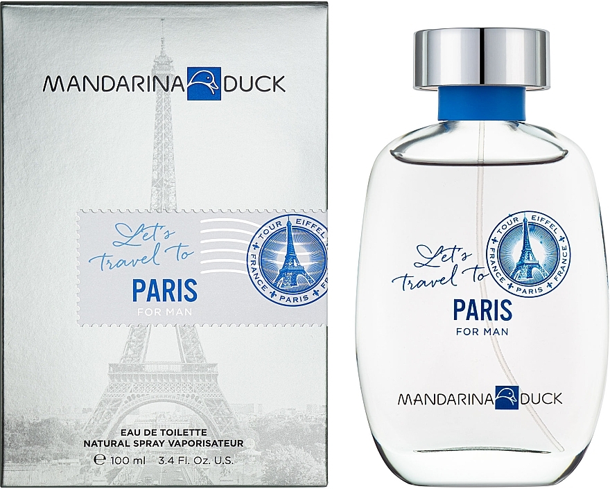 Mandarina Duck Let's Travel To Paris For Man - Eau de Toilette — photo N2