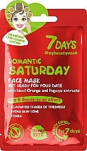 Get Ready For Your Date Face Mask "Romantic Saturday" - 7 Days Romantic Saturday — photo N1