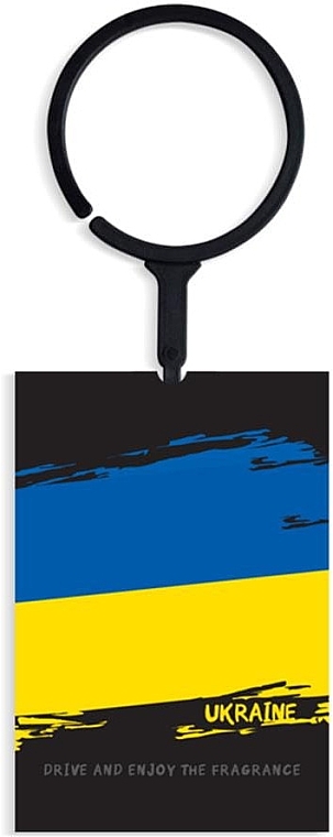 Car Air Freshener Suspension 'Countries. Ukraine' - Sedan Car Freshener Countries Marine — photo N1