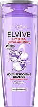 Moisturizing Shampoo - L'Oreal Paris Elvive Hidra Hyaluronic Moisture Boosting Shampoo — photo N2