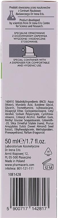 Almond Oil 10% Night Cream Peeling - Pharmaceris T Sebo-Almond-Peel Exfoliting Night Cream — photo N3