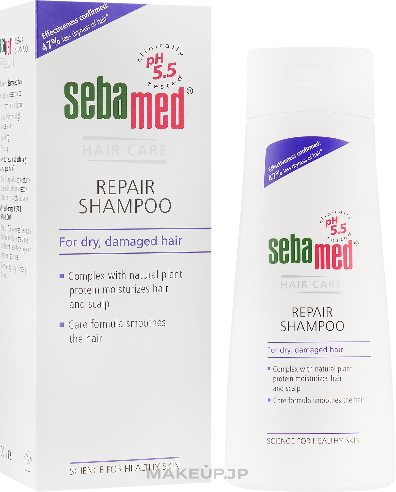Dry, Weak & Damaged Hair Shampoo - Sebamed Classic Repair Shampoo — photo 200 ml