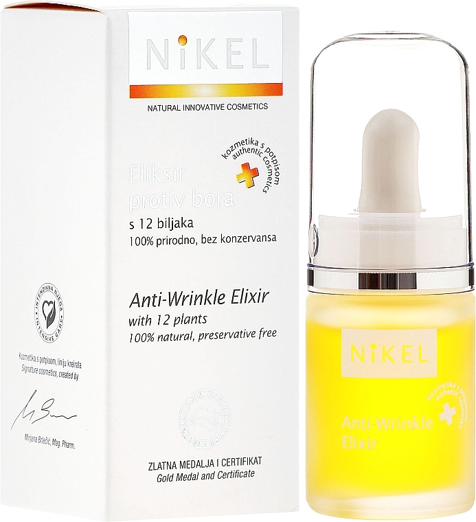 Anti-Wrinkle Elixir with 12 Plants - Nikel Intensive Care Eliksir — photo N1