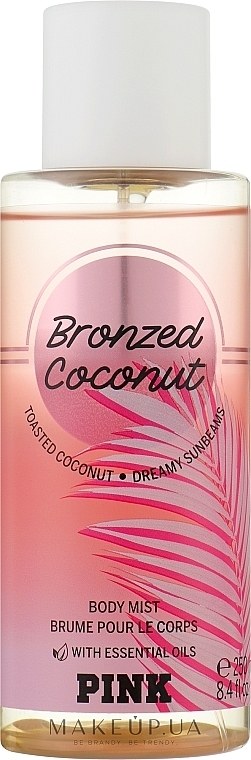 Perfumed Body Mist - Victoria's Secret Bronzed Coconut Pink Body Spray — photo N1