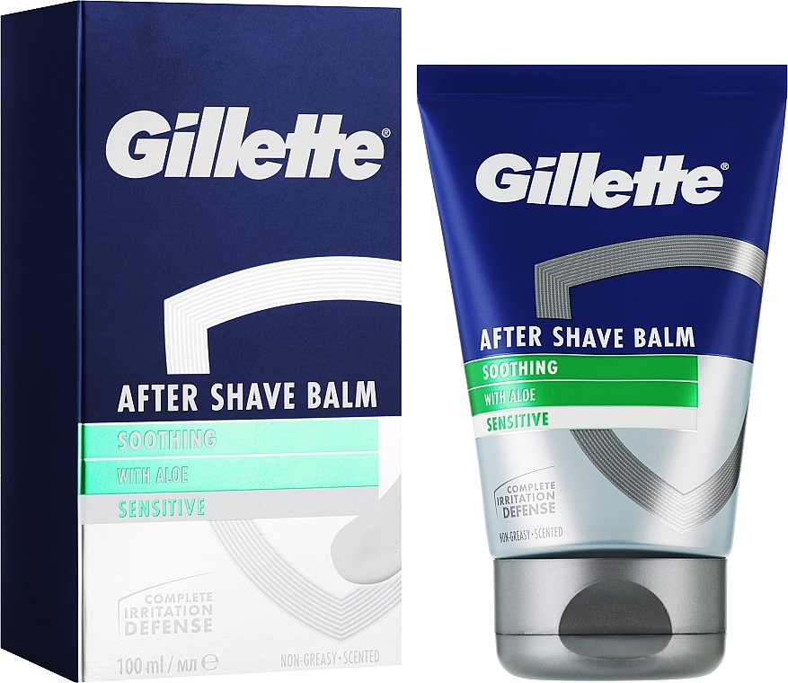 Soothing Aloe Vera After Shave Balm - Gillette Series After Shave Balm Soothing With Aloe — photo N8