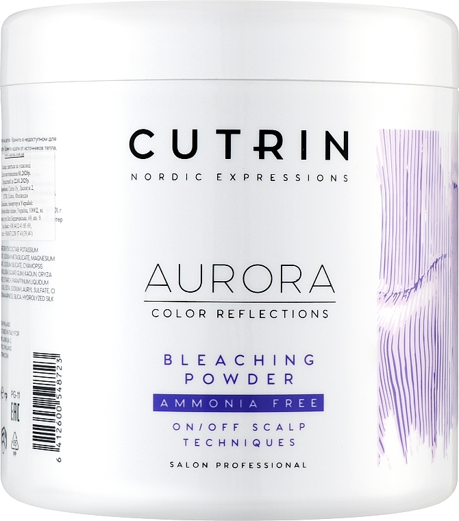 Ammonia Free Bleaching Powder, scent-free - Cutrin Aurora Bleach Powder No Ammonia — photo N1