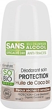 Roll-On Deodorant with Coconut Oil - So'Bio Etic Protection Care Organic Coconut Oil Deodorant — photo N1
