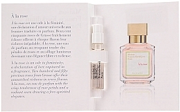 Maison Francis Kurkdjian A La Rose - Eau de Parfum (sample) — photo N9