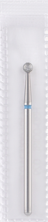 Diamond Nail File Drill Bit, ball, 2,9 mm, blue - Head The Beauty Tools — photo N2