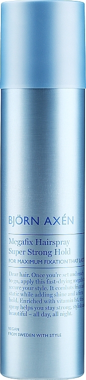 Super-Strong Hold Hair Spray - BjOrn AxEn Megafix Super Strong Hold — photo N1