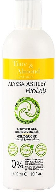 Alyssa Ashley Biolab Tiare & Almond - Shower Gel — photo N1