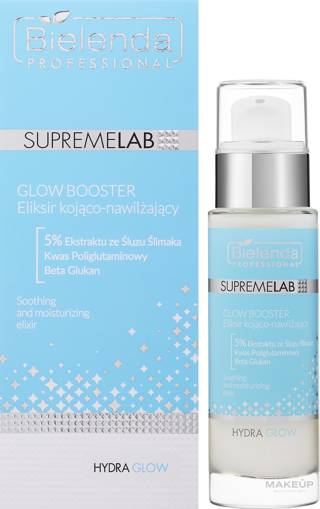 Soothing and Moisturizing Elixir - Bielenda Professional SupremeLab Hydra Glow Booster — photo 30 ml