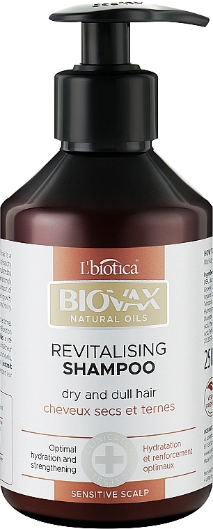 Natural Oils Shampoo - Biovax Intensive Regeneration Shampoo — photo N2