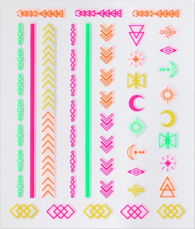 Nail Stickers - Essence Neon Vibes Nail Art Stickers — photo N9
