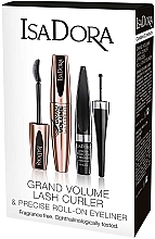 Fragrances, Perfumes, Cosmetics Set - Isadora Grand Volume Lash Curler (mascara/9ml + eyeliner/1ml)