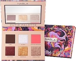 Fragrances, Perfumes, Cosmetics Eyeshadow Palette - Nabla Cutie Collection Palette Metropolitan