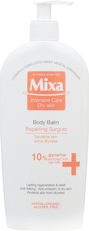 Moisturizing Body Balm - Mixa Intensive Care Dry Skin Body Balm — photo N3