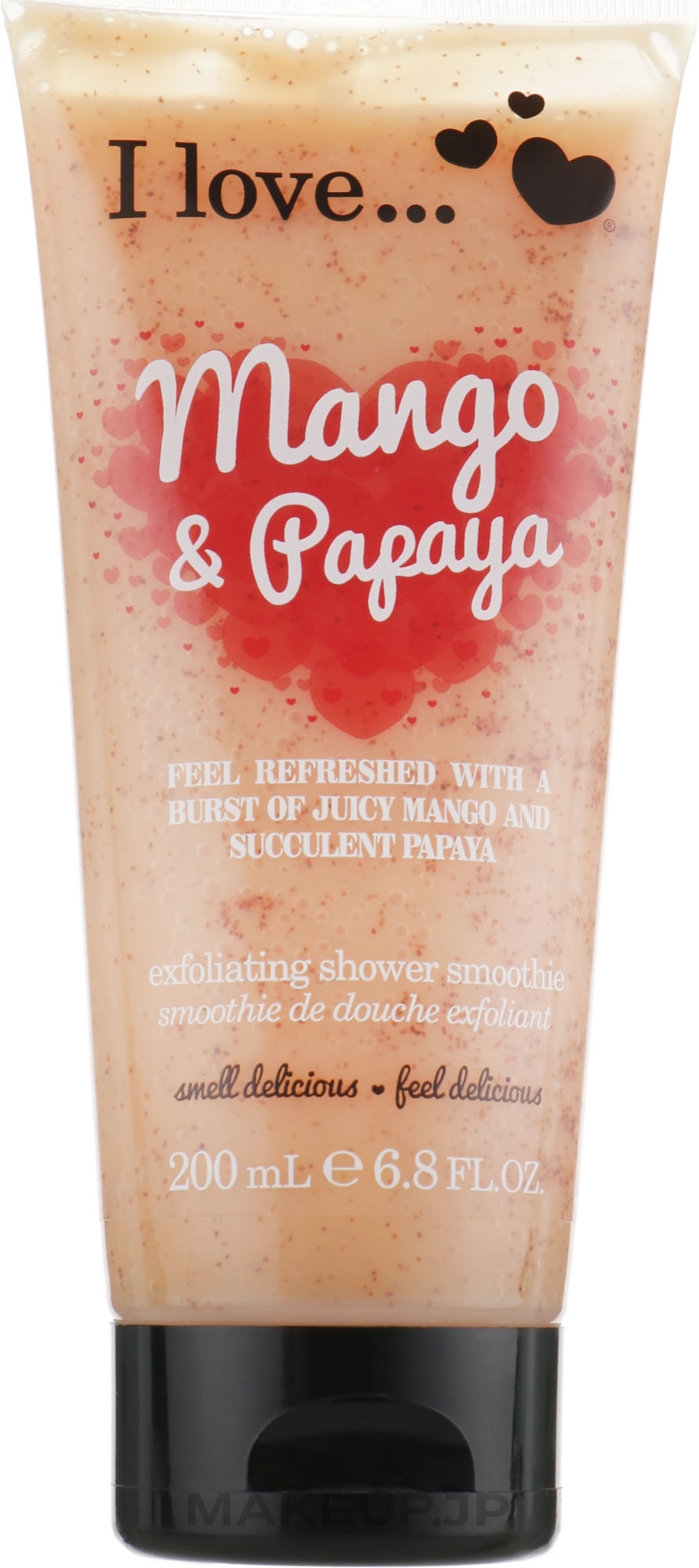 Body Scrub "Mango-Papaya" - I Love... Mango & Papaya Exfoliating Shower Smoothie — photo 200 ml