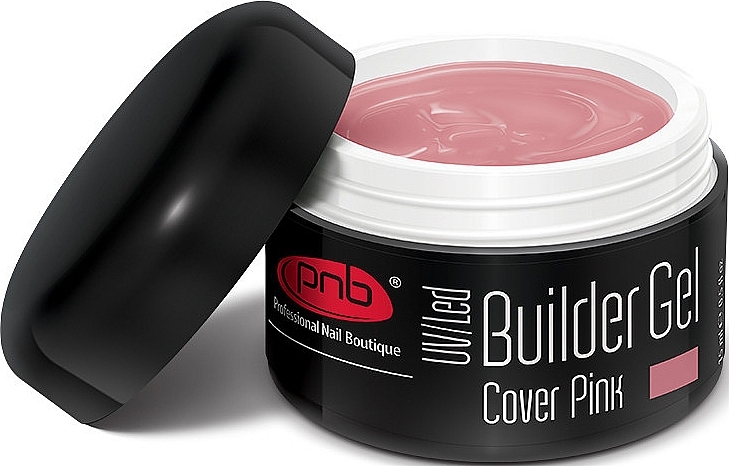 Camouflage Nail Gel, pink - PNB UV/LED Builder Gel Cover Pink — photo N4